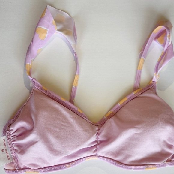 Stoney Clover Lane x Target NWOT Women’s Flutter Strap Heart Bikini Top Size S - Picture 7 of 10